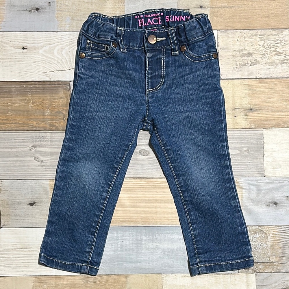 Girls Skinny Blue Jeans
